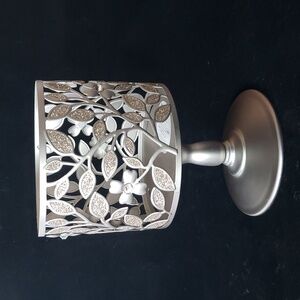 *Bath & Body Works DOGWOOD 3 Wick Pedestal Candle Holder - New